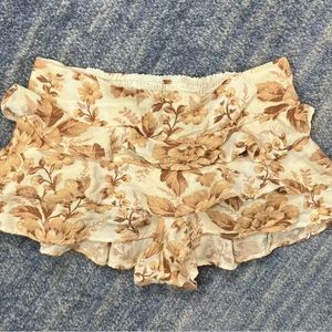 Free People Ruffle Skort shorts